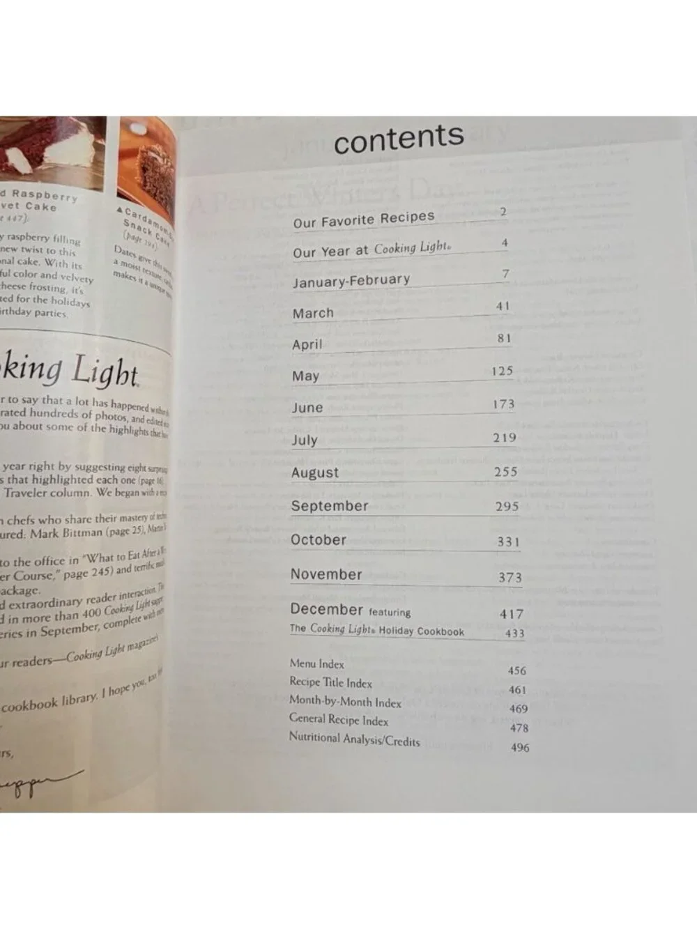 Cooking Light Annual Recipe Heather Editor Avere Hardcover Cookbook Gift Kitchen